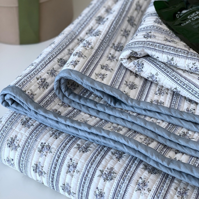 91家纺网 家纺一手货源 找家纺 汇庭2023新款大鹅水洗棉220*240床盖三件套 莫斯兰