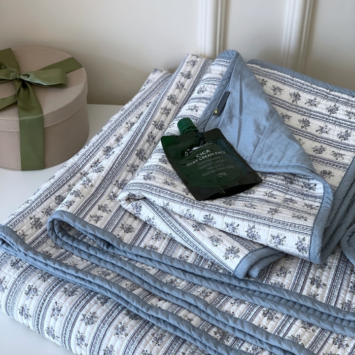 91家纺网 家纺一手货源 找家纺 汇庭2023新款大鹅水洗棉220*240床盖三件套 莫斯兰