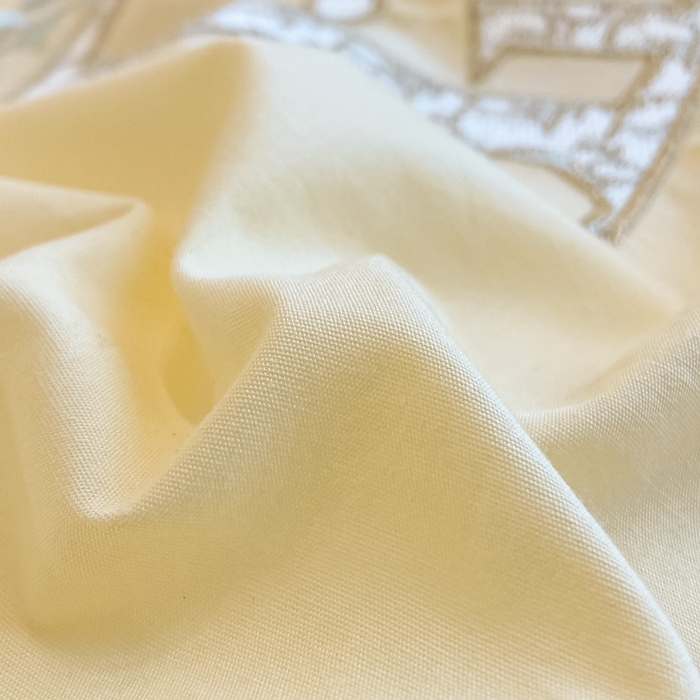 91家纺网 家纺一手货源 找家纺 AB家纺 2023新款全棉水洗棉四件套-蔻朵系列 蔻朵-象牙黄