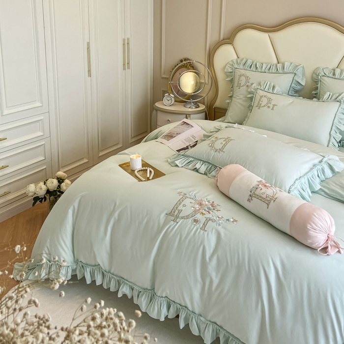 91家纺网 家纺一手货源 找家纺 AB家纺 2023新款全棉水洗棉四件套-蔻朵系列 蔻朵-小森林