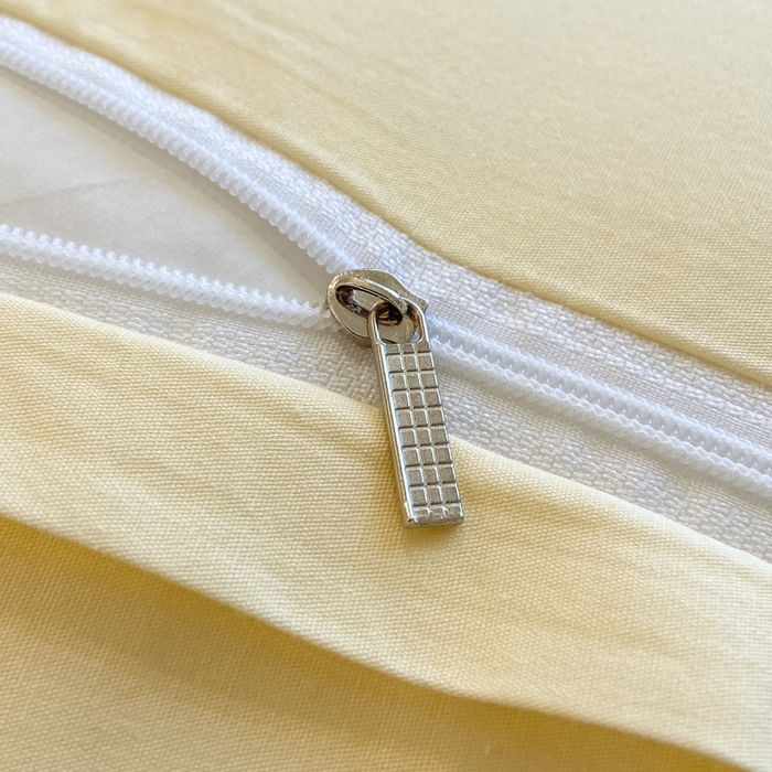 91家纺网 家纺一手货源 找家纺 AB家纺 2023新款全棉水洗棉四件套-蔻朵系列 蔻朵-象牙黄