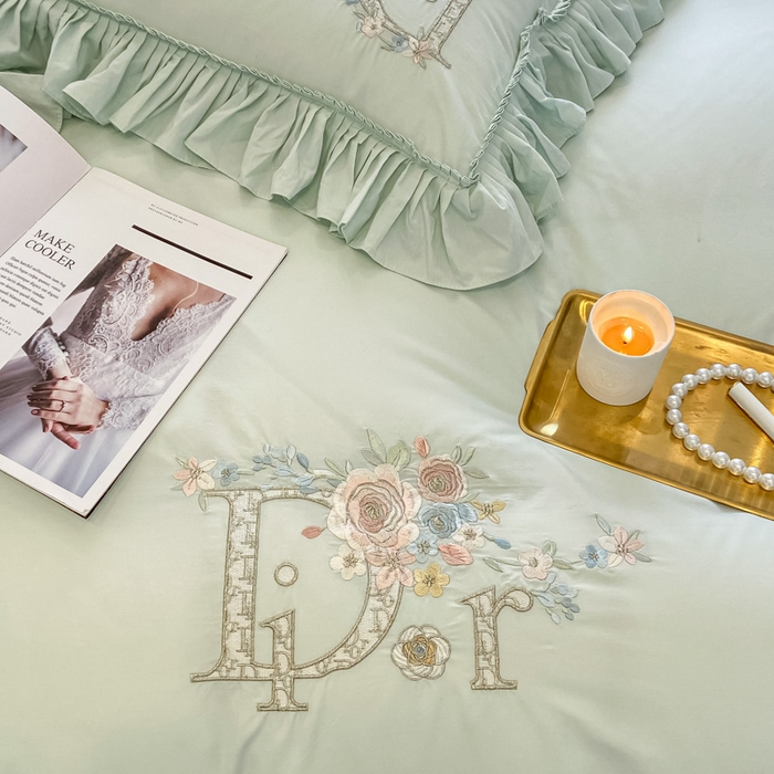 91家纺网 家纺一手货源 找家纺 AB家纺 2023新款全棉水洗棉四件套-蔻朵系列 蔻朵-小森林