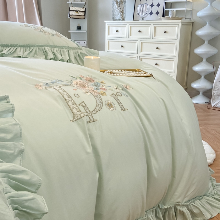 91家纺网 家纺一手货源 找家纺 AB家纺 2023新款全棉水洗棉四件套-蔻朵系列 蔻朵-小森林