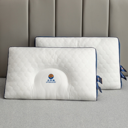 91家纺网 家纺一手货源 找家纺 （总）梦叶草 2023新款二号太空舱蓝边枕芯