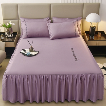 91家纺网 家纺一手货源 找家纺 （总）七仙女家纺 2025夏季新款水洗真丝天丝冰丝单床裙床罩