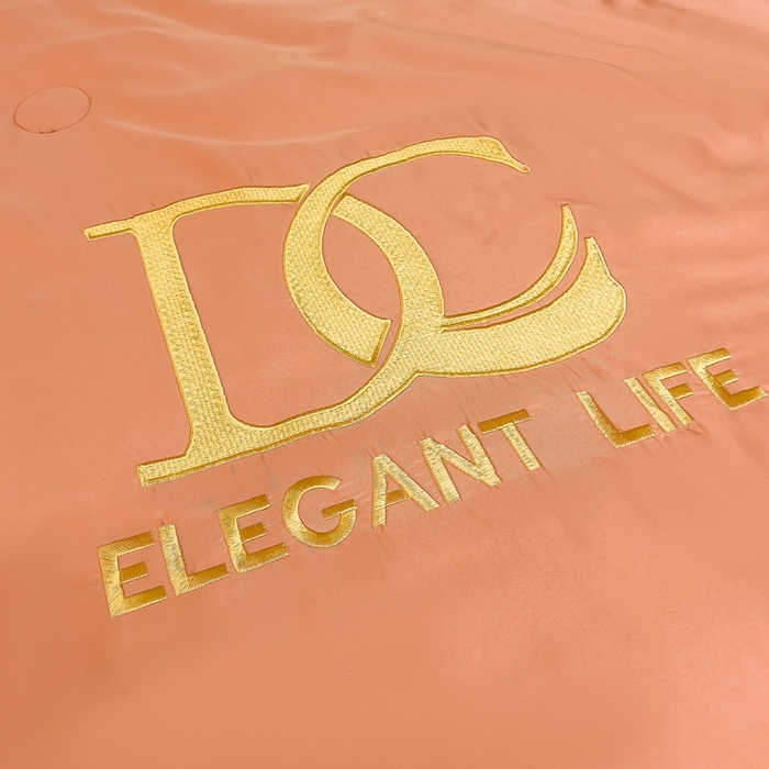 91家纺网 家纺一手货源 找家纺 创优 2025新款水洗真丝滚边夏被四件套 爱马仕橙