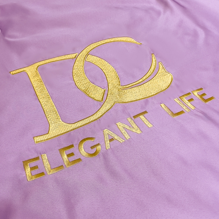 91家纺网 家纺一手货源 找家纺 创优 2025新款水洗真丝滚边夏被四件套 丁香紫