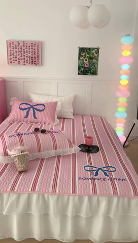 91家纺网 家纺一手货源 找家纺 （总）昔可家纺 2023新款双层雪纺纱乳胶床裙