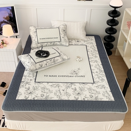 昔可 2023新款床笠款乳胶凉席 夏奈花园