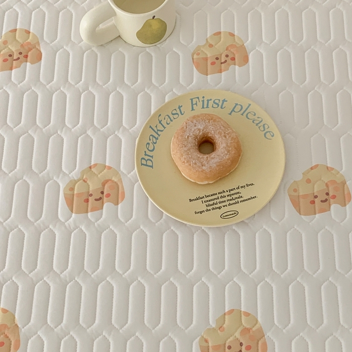 91家纺网 家纺一手货源 找家纺 昔可 2023新款床笠款乳胶凉席 芝士奶酪