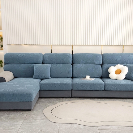 91家纺网 家纺一手货源 找家纺 沐沐家纺 2026新款super熊沙发笠 super熊-孔雀蓝