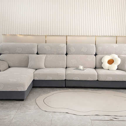 91家纺网 家纺一手货源 找家纺 沐沐家纺 2026新款super熊沙发笠 super熊-浅中灰