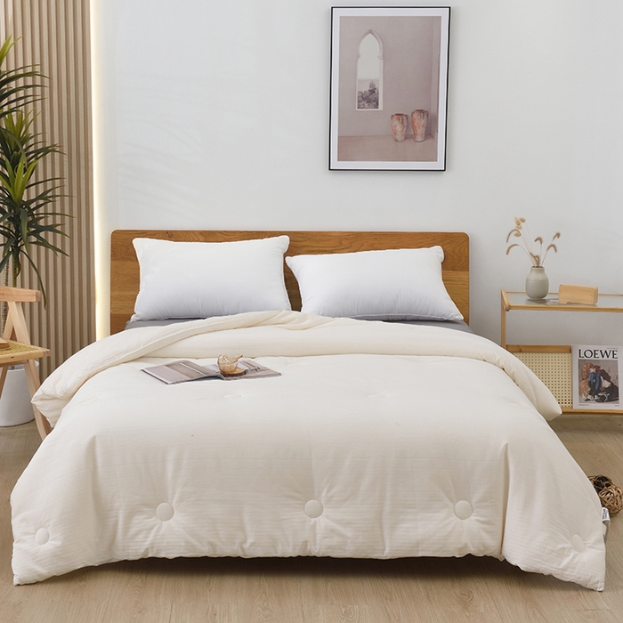 91家纺网 家纺一手货源 找家纺 （总）启优2023款A类被芯全棉提花大豆被春秋被冬被水洗棉被子