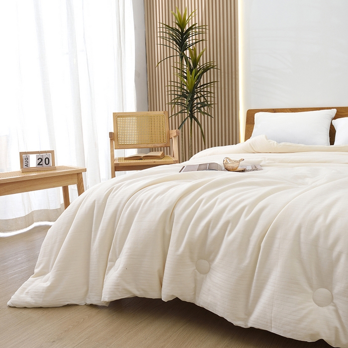 91家纺网 家纺一手货源 找家纺 （总）启优2023款A类被芯全棉提花大豆被春秋被冬被水洗棉被子