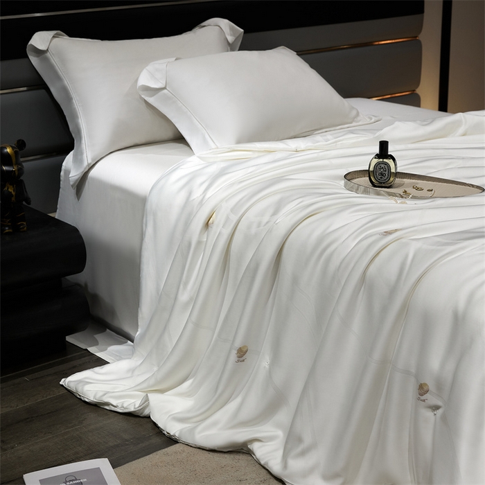 91家纺网 家纺一手货源 找家纺 A+爱家 2024新款双宫茧蚕丝被 双宫茧蚕丝被