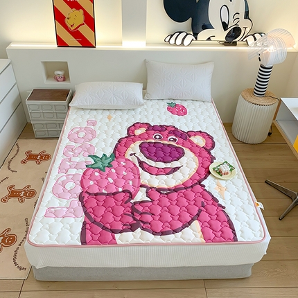 迪士尼 2023新款迪士尼卡通大版软床垫 多多草莓熊