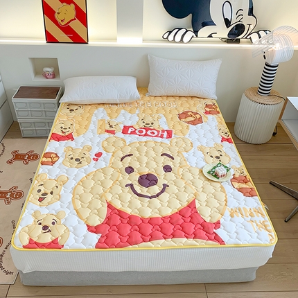 迪士尼 2023新款迪士尼卡通大版软床垫 心愿维尼熊