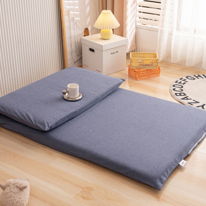 91家纺网 家纺一手货源 找家纺 凌云家纺 2025年新款彩棉床垫套 曼妙粉