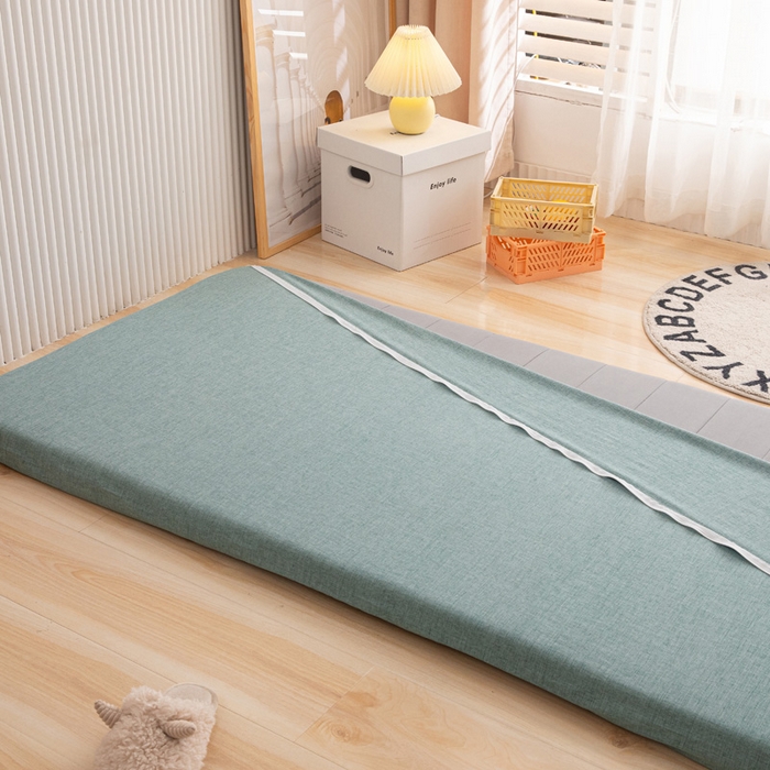 91家纺网 家纺一手货源 找家纺 凌云家纺 2025年新款彩棉床垫套 深秋青