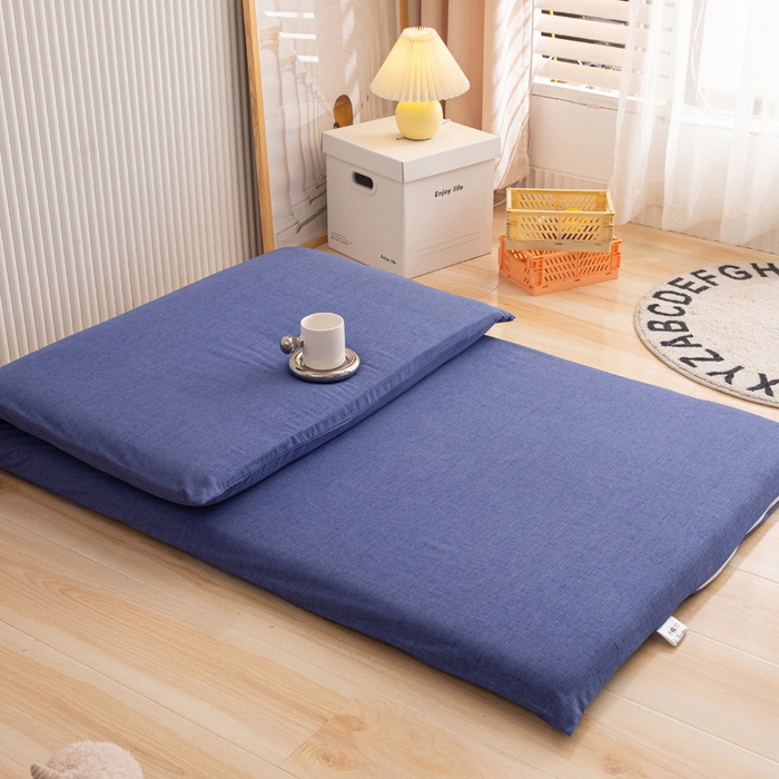 91家纺网 家纺一手货源 找家纺 凌云家纺 2025年新款彩棉床垫套 都市兰