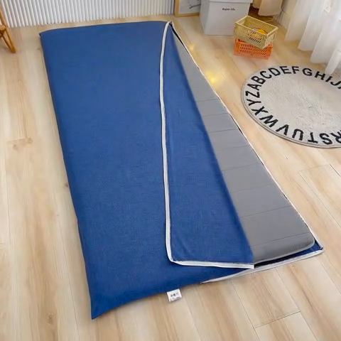 91家纺网 家纺一手货源 找家纺 凌云家纺 2025年新款彩棉床垫套 都市兰