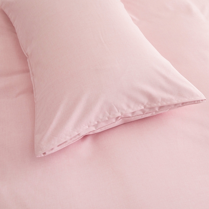 91家纺网 家纺一手货源 找家纺 凌云家纺 2025新款彩棉枕套 曼妙粉