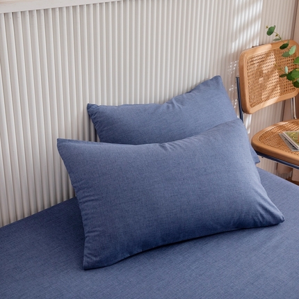 91家纺网 家纺一手货源 找家纺 （总）凌云家纺 2025新款纯色亲肤彩棉枕套