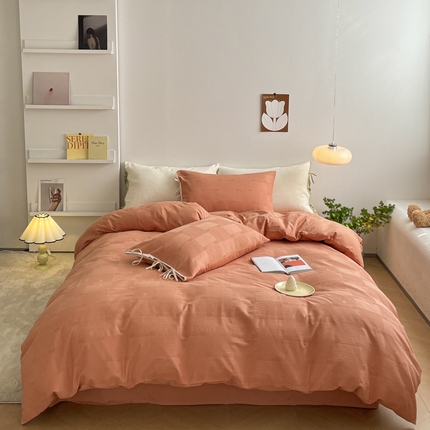 玛奇朵 2023新品60S华夫格提花系带款-迪欧雅系列 迪欧雅-艾玛橙