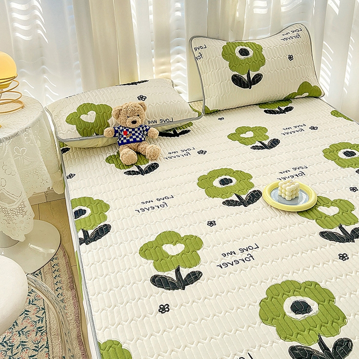 91家纺网 家纺一手货源 找家纺 （总）民新家纺 2023新款乳胶凉席床笠款