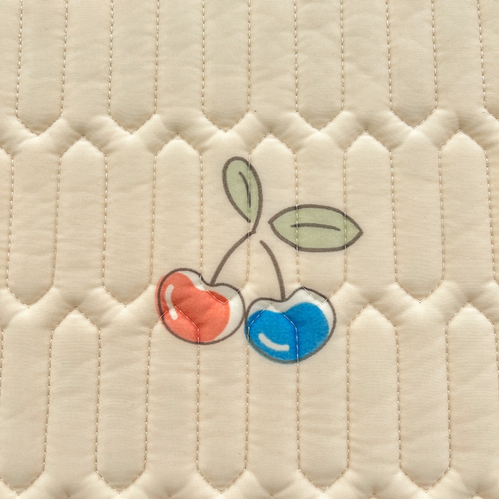 91家纺网 家纺一手货源 找家纺 民新家纺 2023新款乳胶凉席床笠款 樱桃