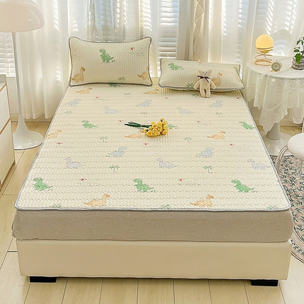 民新家纺 2023新款乳胶凉席 小恐龙