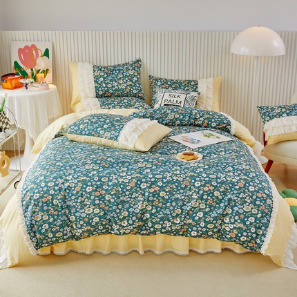 91家纺网 家纺一手货源 找家纺 （总）亲亲公主 2025新款全棉印花浪漫系列