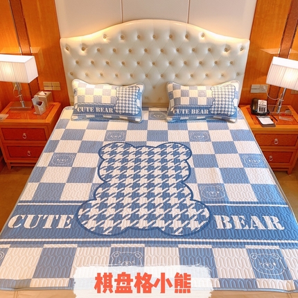 91家纺网 家纺一手货源 找家纺 （总）美丽折家纺 2025新款大版卡通乳胶凉席