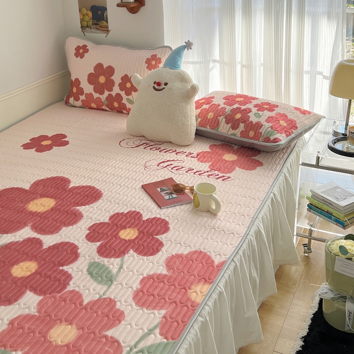 91家纺网 家纺一手货源 找家纺 慕尚家纺 2025新款乳胶大版席 花样绽放