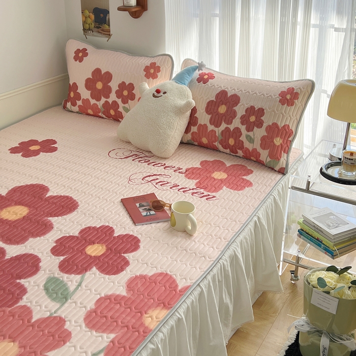 91家纺网 家纺一手货源 找家纺 慕尚家纺 2025新款乳胶大版席 花样绽放