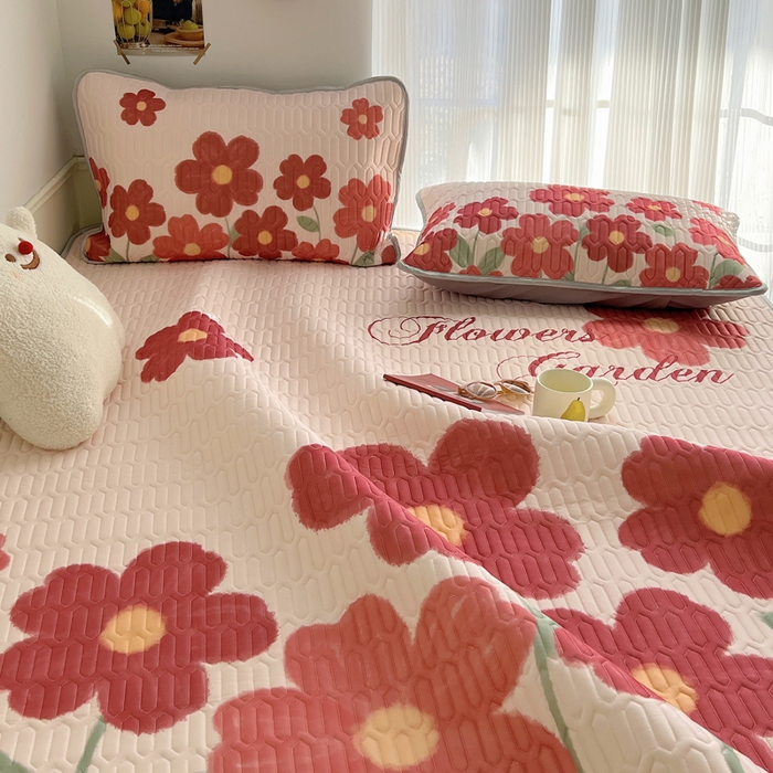 91家纺网 家纺一手货源 找家纺 慕尚家纺 2025新款乳胶大版席 花样绽放