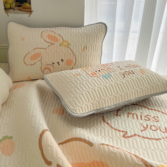 91家纺网 家纺一手货源 找家纺 慕尚家纺 2025新款乳胶大版席 萌兔