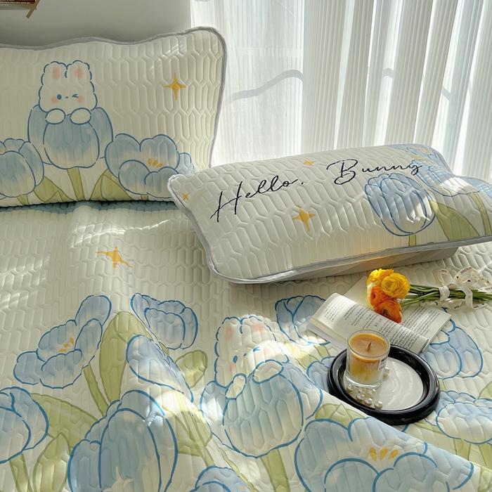 91家纺网 家纺一手货源 找家纺 慕尚家纺 2025新款乳胶大版席 蓝斯兔