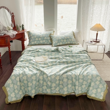 91家纺网 家纺一手货源 找家纺 总 仟网汇 2023新款水洗棉麻夏被