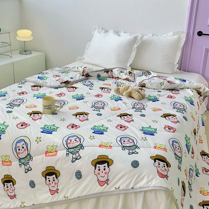 91家纺网 家纺一手货源 找家纺 （总）星期八 2023新款迪士尼针织棉夏被