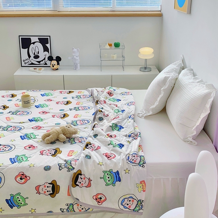 91家纺网 家纺一手货源 找家纺 （总）星期八 2023新款迪士尼针织棉夏被