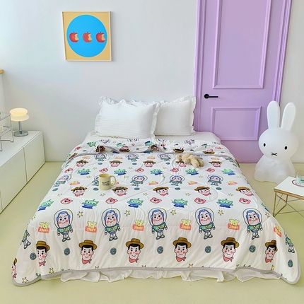 91家纺网 家纺一手货源 找家纺 （总）星期八 2023新款迪士尼针织棉夏被