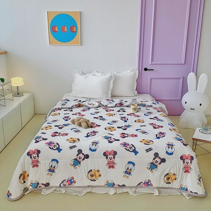 91家纺网 家纺一手货源 找家纺 （总）星期八 2023新款迪士尼针织棉夏被