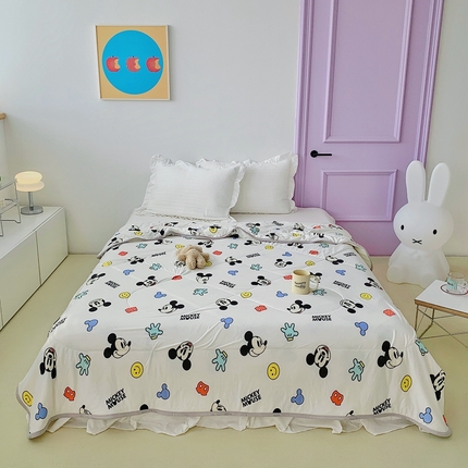 91家纺网 家纺一手货源 找家纺 （总）星期八 2023新款迪士尼针织棉夏被