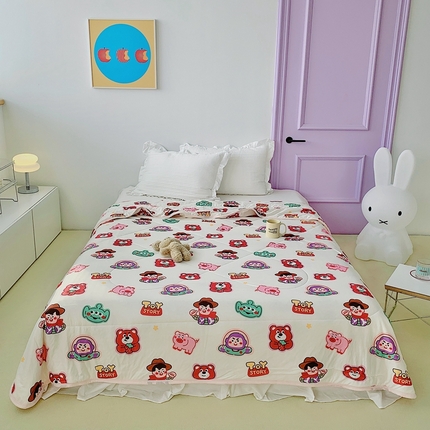 91家纺网 家纺一手货源 找家纺 （总）星期八 2023新款迪士尼针织棉夏被