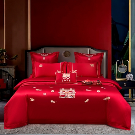 91家纺网 家纺一手货源 找家纺 高大尚婚庆馆 2023春夏新品 60s极简婚庆系列 喜爱