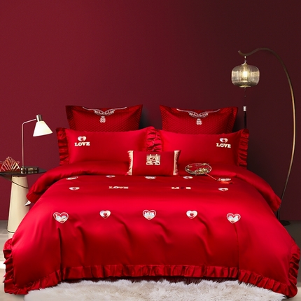 91家纺网 家纺一手货源 找家纺 高大尚婚庆馆 2023春夏新品 60s极简婚庆系列 知心爱人