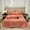 91家纺网 家纺一手货源 找家纺 帝菲妮 2025新款国潮风刺绣夏被四件套-如意系列 如意-橘色