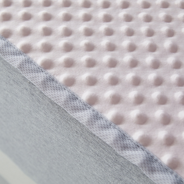 91家纺网 家纺一手货源 找家纺 伊被源 2023新款凉感丝豆豆席绑带款床笠款凉席三件套-冰兔兔 冰兔兔-樱花粉（床席款）