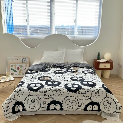 星期八 2023新款全棉豆豆春秋被夏被 小怪兽